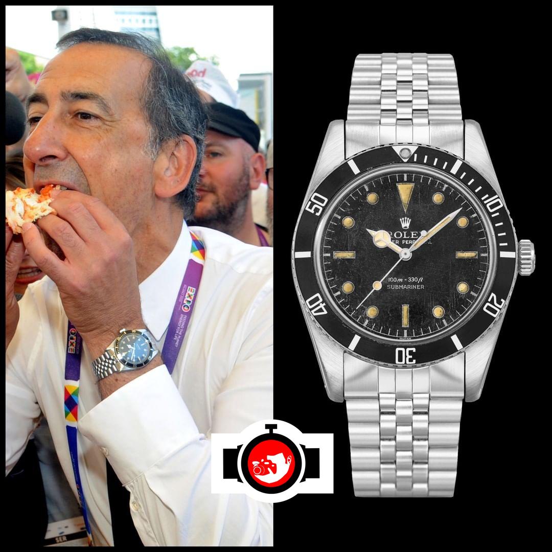 politician Giuseppe Sala spotted wearing a Rolex 5508