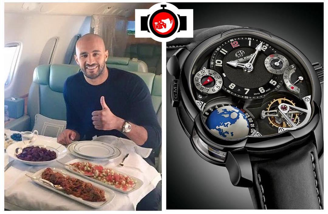 boxer Badr Hari spotted wearing a Greubel Forsey 