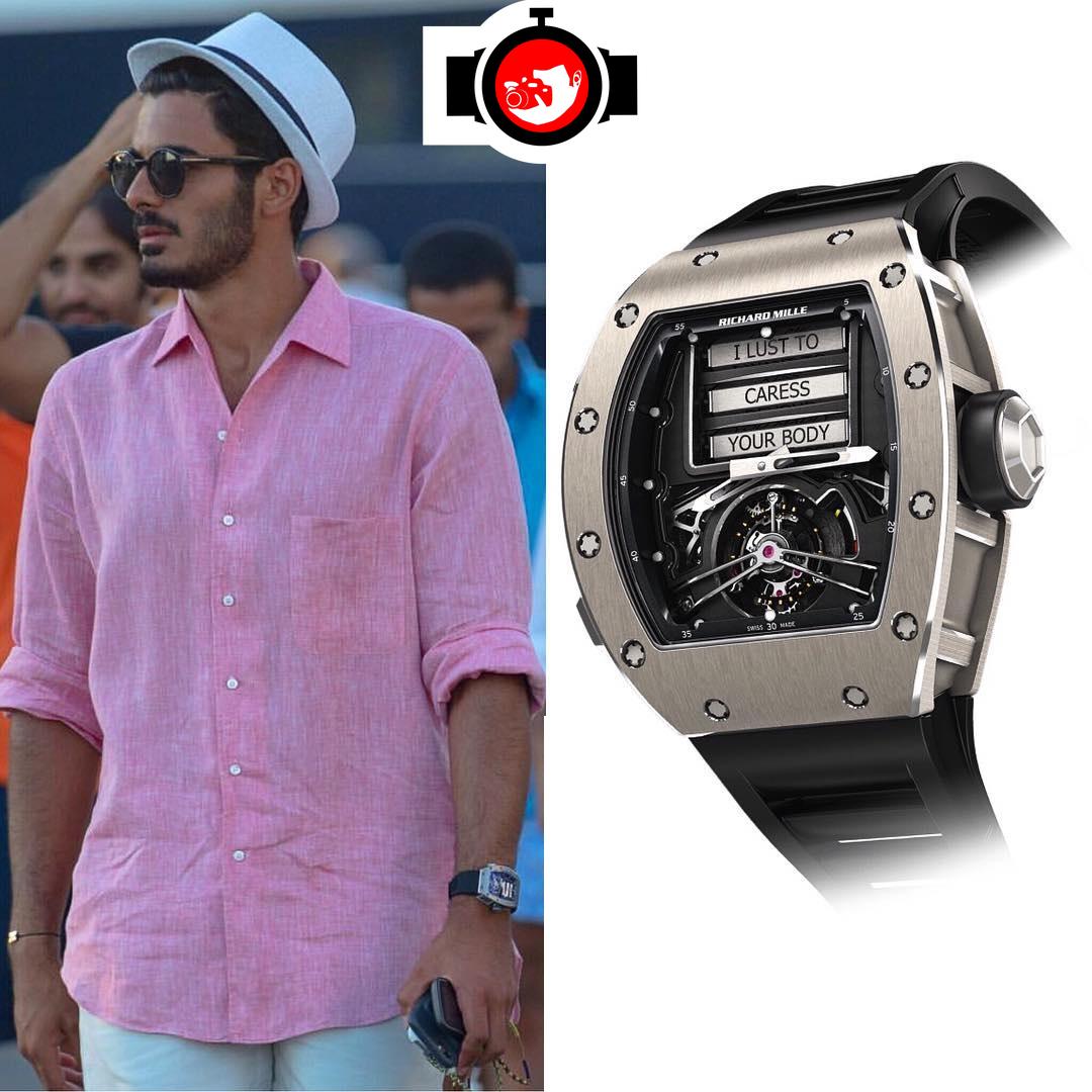 royal Khalifa Bin Hamad spotted wearing a Richard Mille RM69