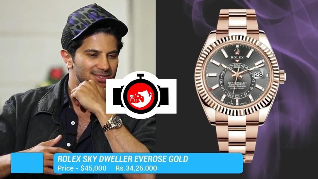 actor Dulquer Salmaan spotted wearing a Rolex 