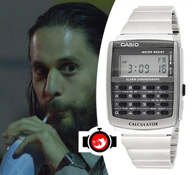 actor Jared Leto spotted wearing a Casio CA-506-1