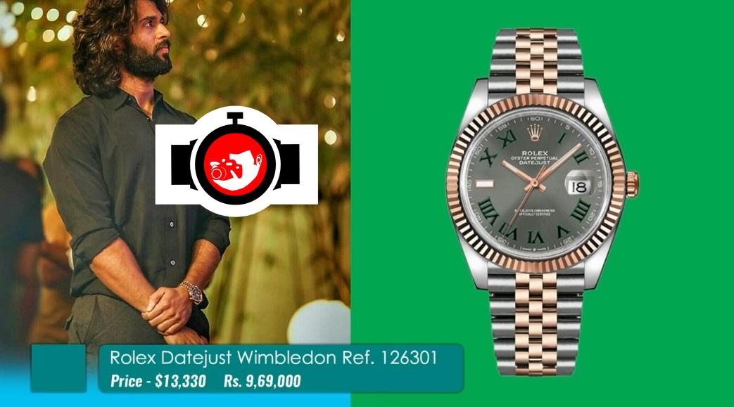 Inside Vijay Devarakonda's Watch Collection - The Rolex Datejust Wimbledon Ref 126301