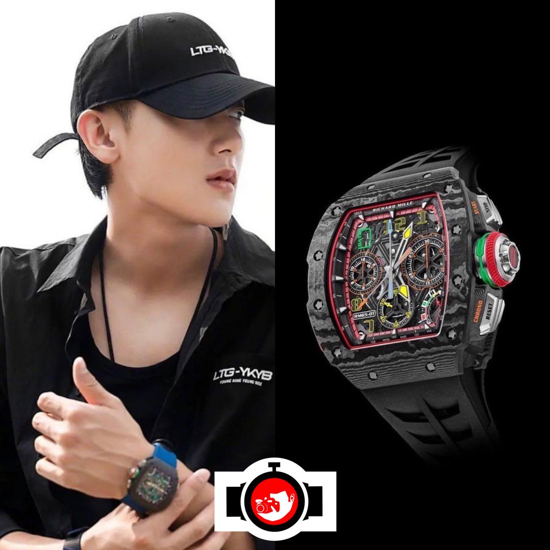 rapper Huang Zitao spotted wearing a Richard Mille RM 65-01