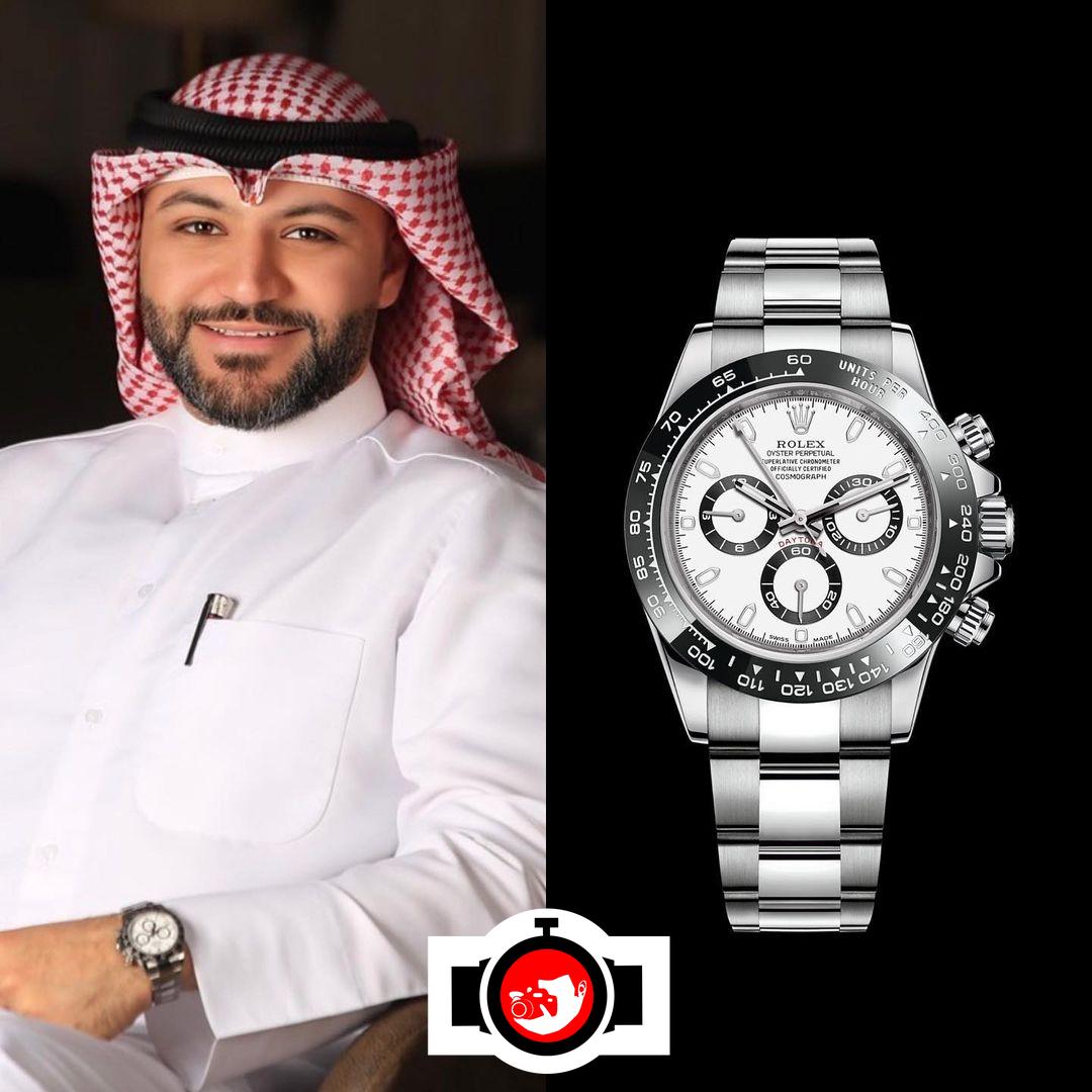 influencer Mohamad Al Amer spotted wearing a Rolex 116500