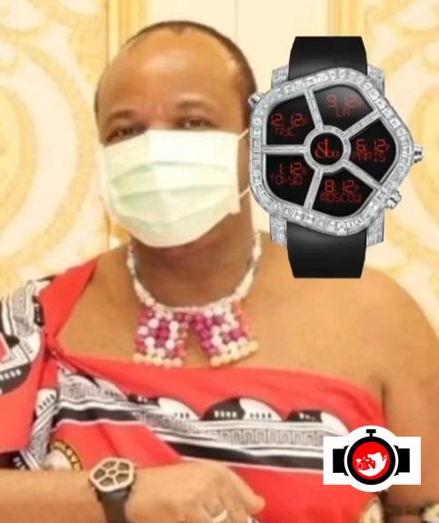 royal Mswati Iii spotted wearing a Jacob & Co 