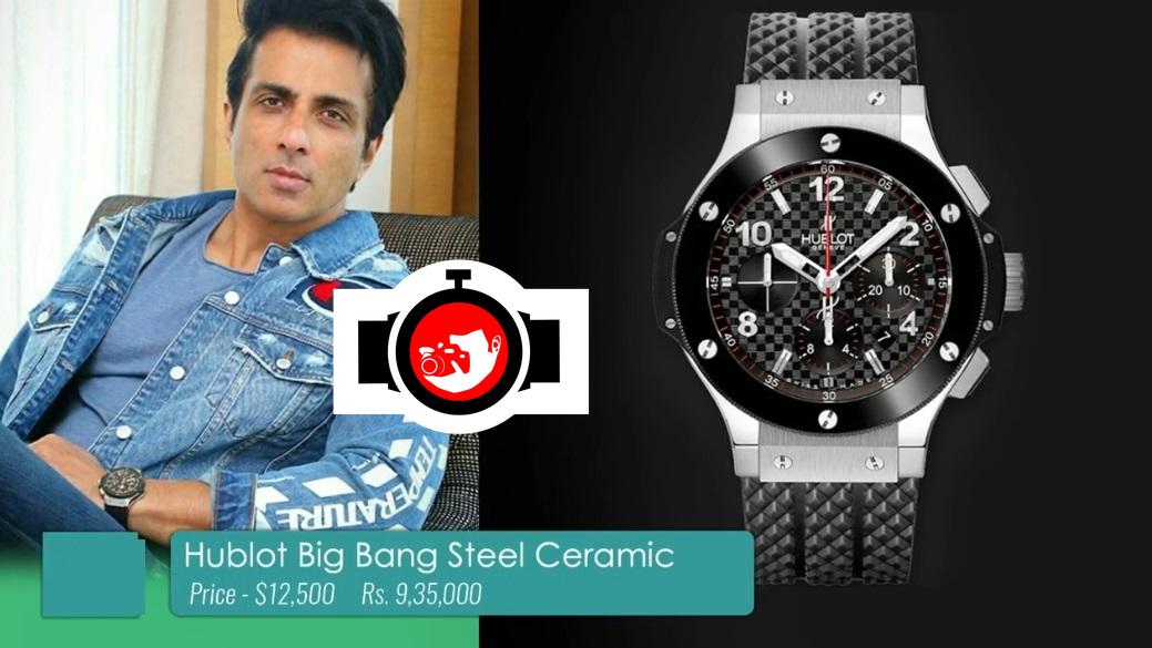 actor Sonu Sood spotted wearing a Hublot 