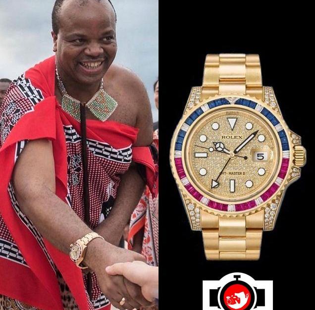 royal Mswati Iii spotted wearing a Rolex 