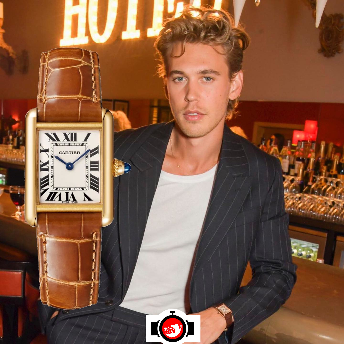 Austin Butler's Impressive Watch Collection: A Look At His Cartier Tank Louis Cartier in Yellow Gold