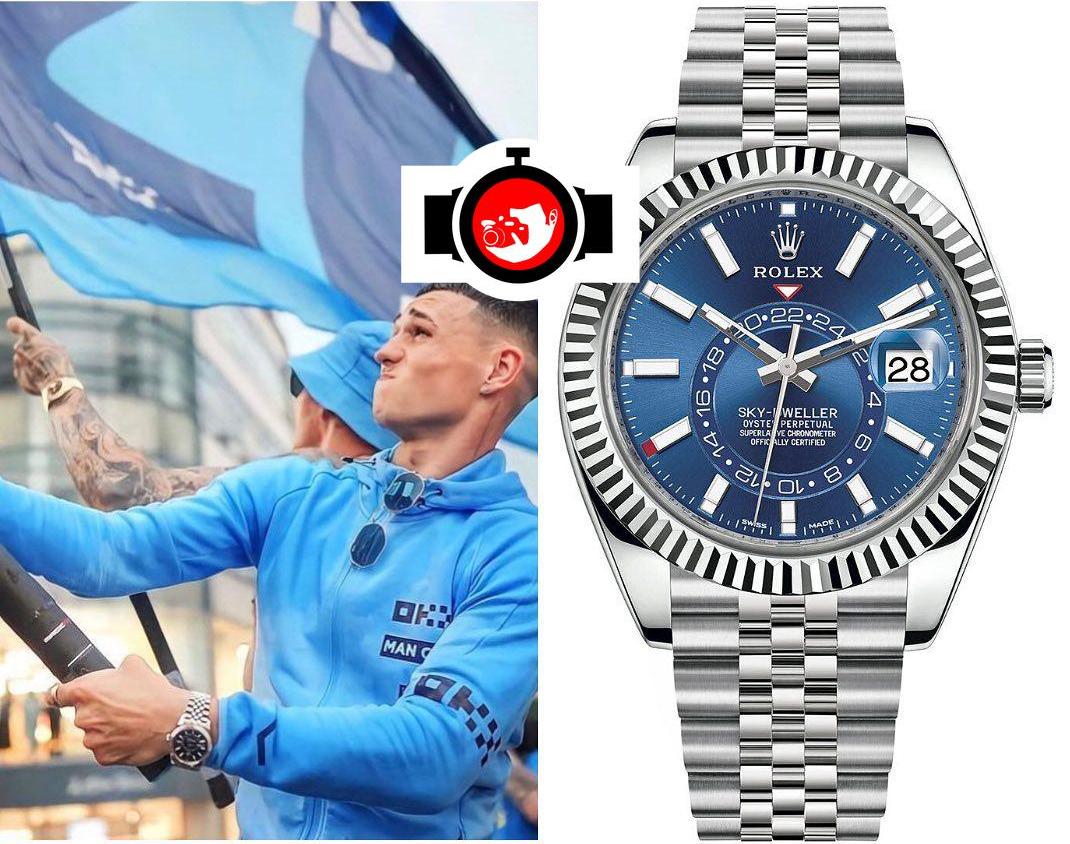 footballer Phil Foden spotted wearing a Rolex 326934