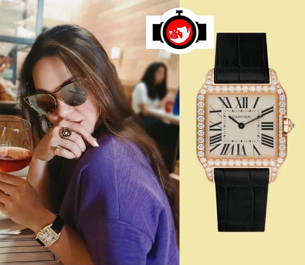 actor KC Concepcion spotted wearing a Cartier WH100351