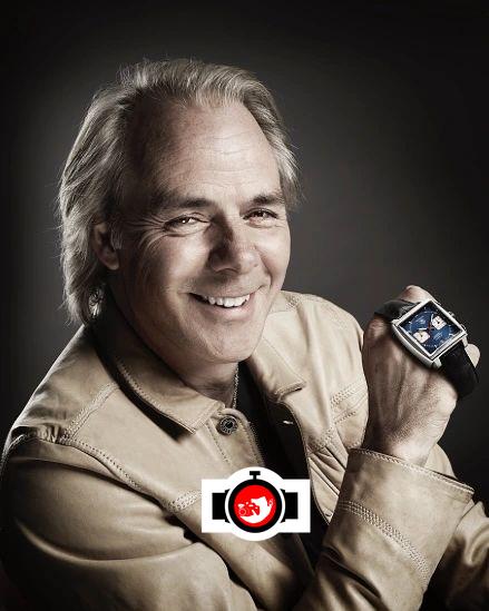 film director Harald Zwart spotted wearing a Tag Heuer 