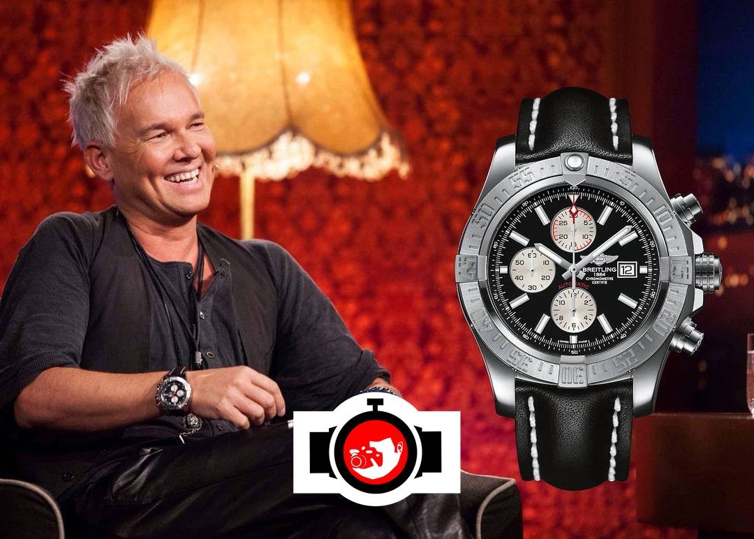 comedian Kristian Valen spotted wearing a Breitling 