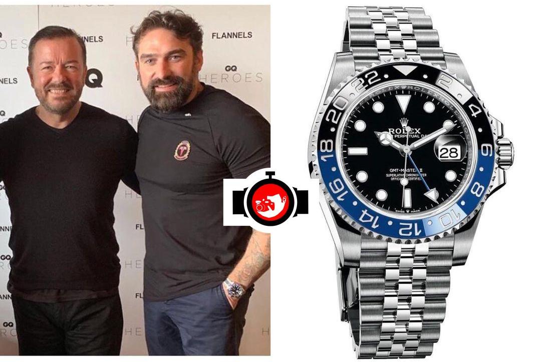 television presenter Ant Middleton spotted wearing a Rolex 126710BLNR