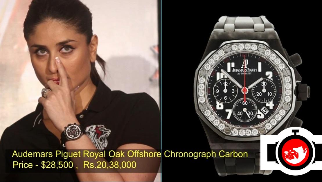 A Closer Look at Kareena Kapoor's Audemars Piguet Royal Oak Offshore Chronograph Carbon Watch