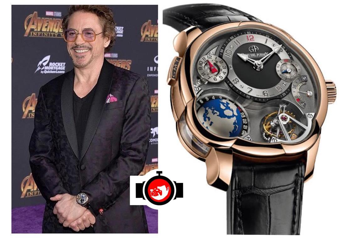 Inside Robert Downey Jr.'s jaw-dropping watch collection: A closer look at the 18K Rose Gold Greubel Forsey GMT Tourbillon 