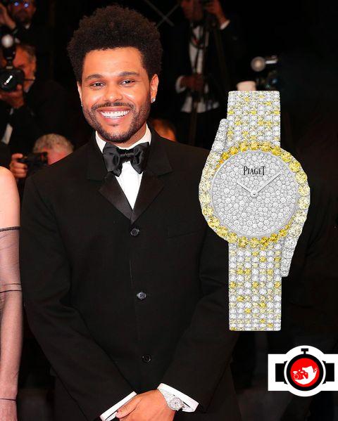 singer The Weeknd spotted wearing a Piaget G0A46189