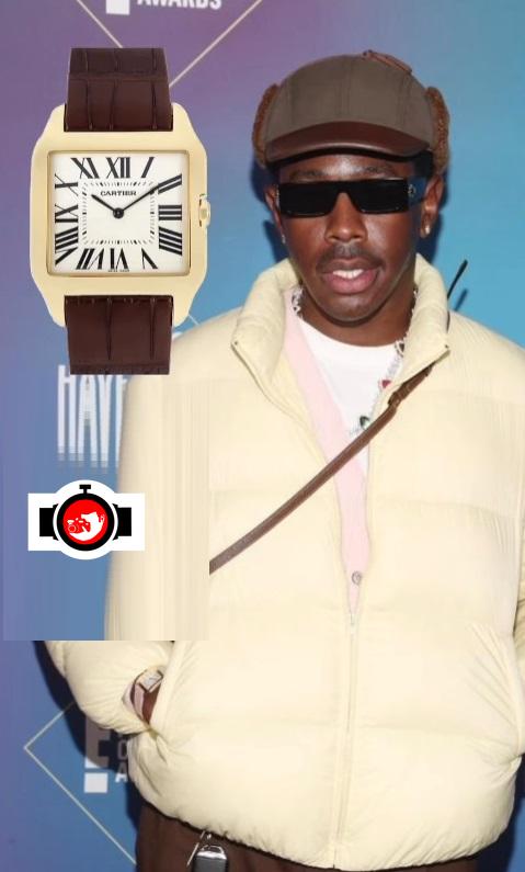 rapper Tyler the Creator spotted wearing a Cartier 