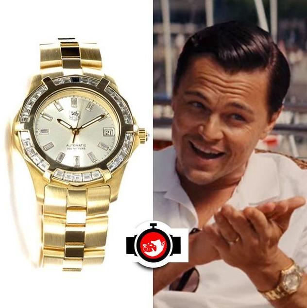 actor Leonardo DiCaprio spotted wearing a Tag Heuer WN5141