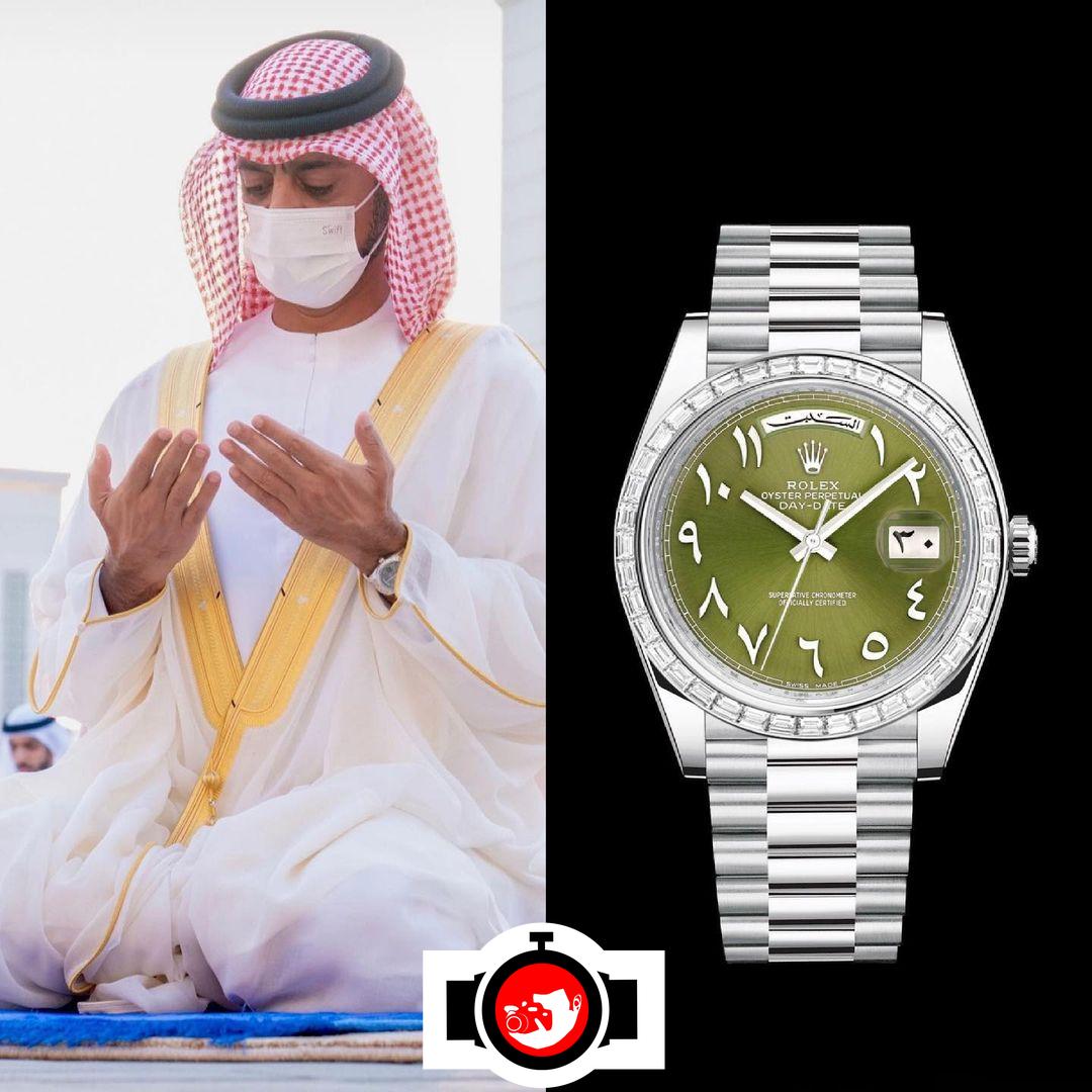 royal Ammar bin Humaid Al Nuaimi spotted wearing a Rolex 