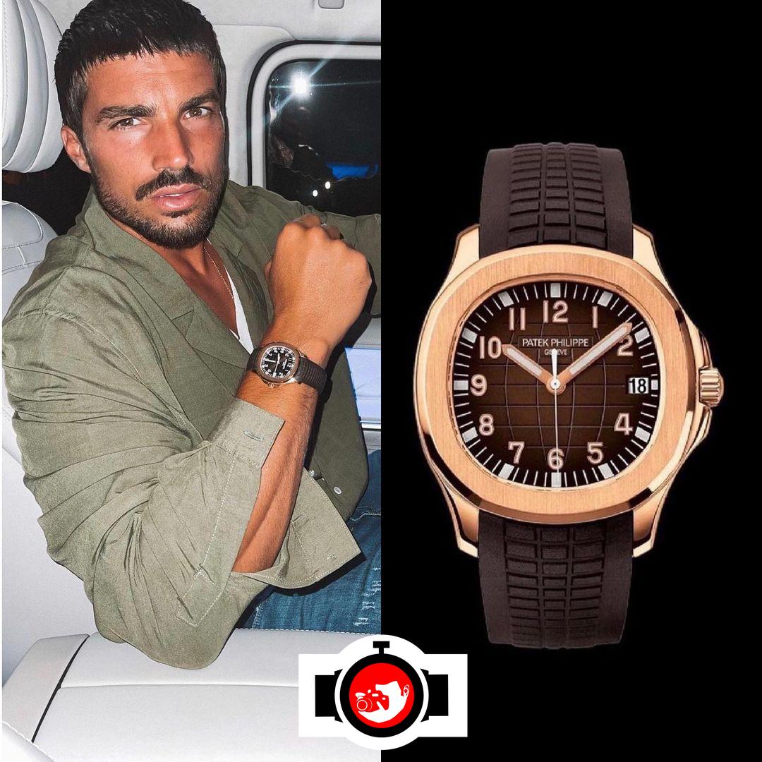 model Mariano Di Vaio spotted wearing a Patek Philippe 