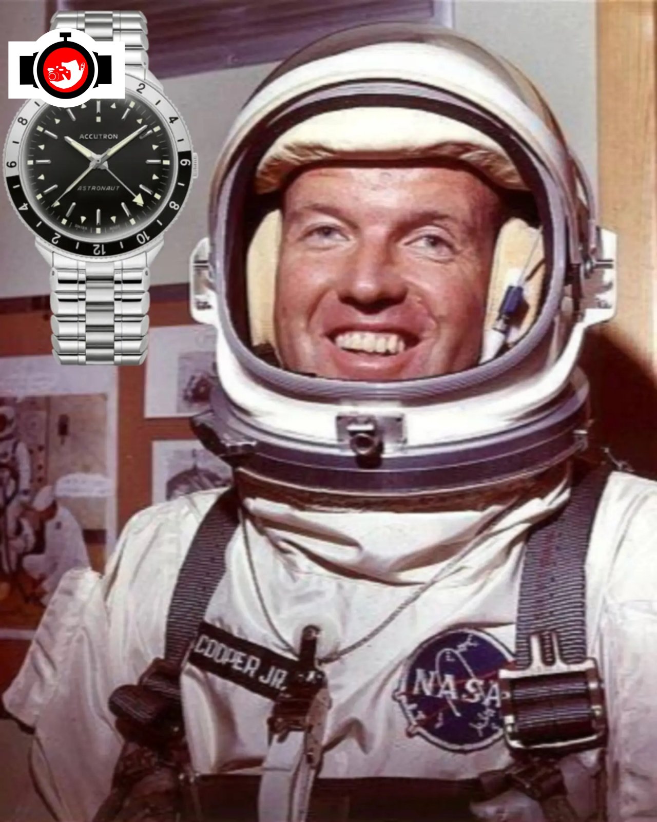 Astronaut Gordon Cooper's Bulova Accutron Astronaut: The Tuning-Fork Timepiece That Saved Mercury-Atlas 9
