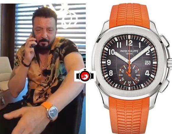 actor Sanjay Dutt spotted wearing a Patek Philippe 5968A