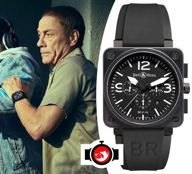 actor Jean-Claude Van Damme spotted wearing a Bell & Ross 