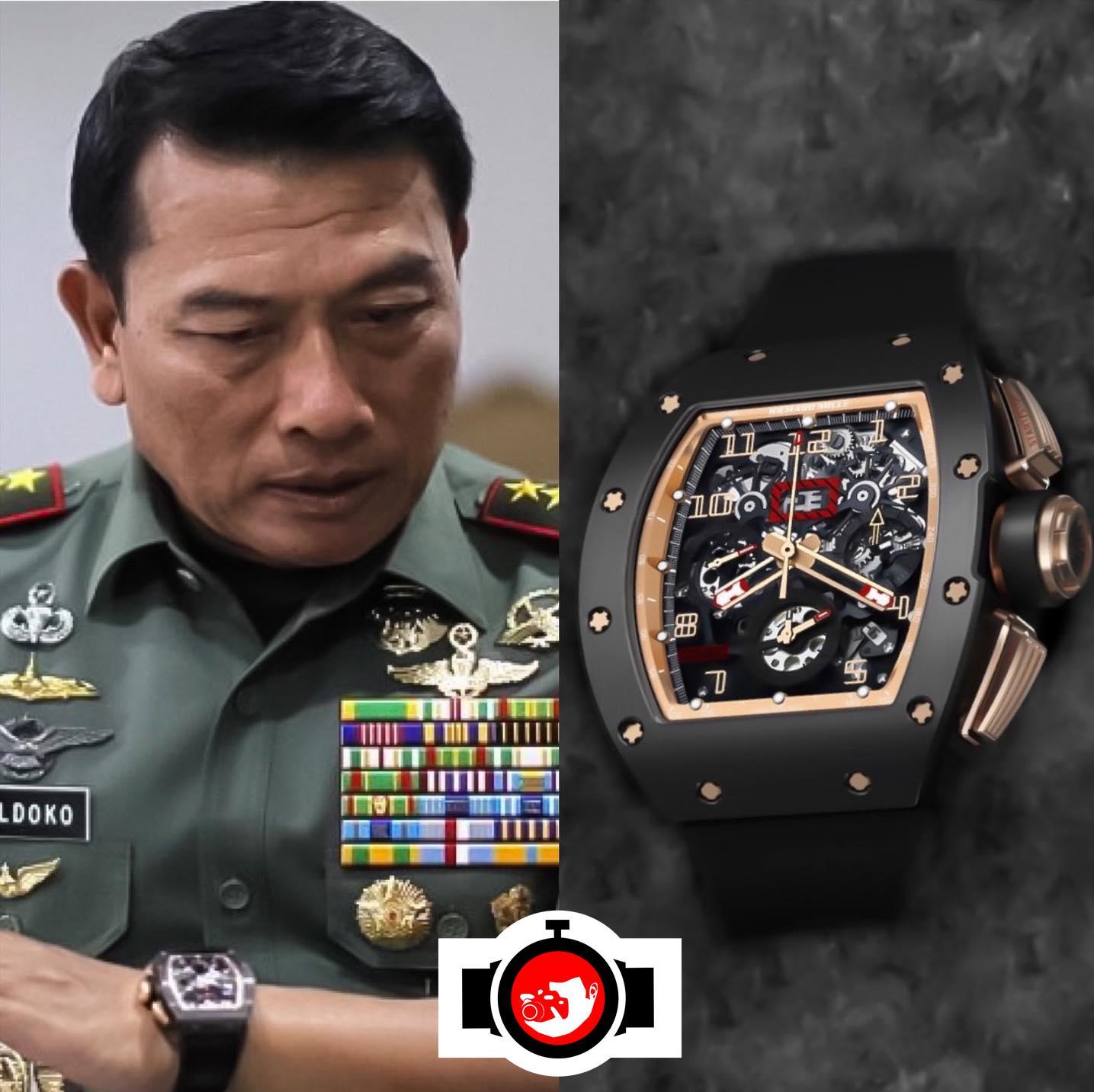 politician Dr Moeldoko spotted wearing a Richard Mille RM 11