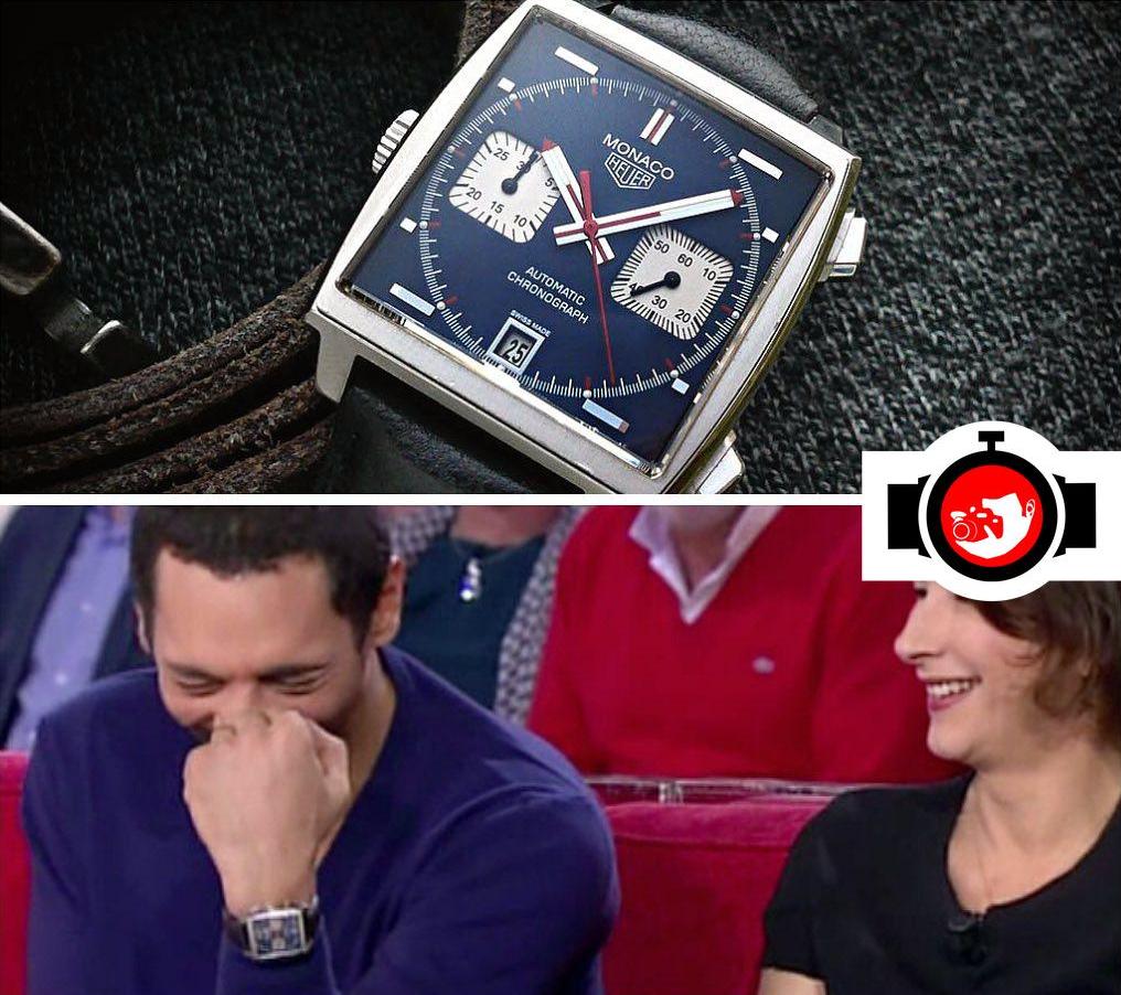 actor Tomer Sisley spotted wearing a Tag Heuer 