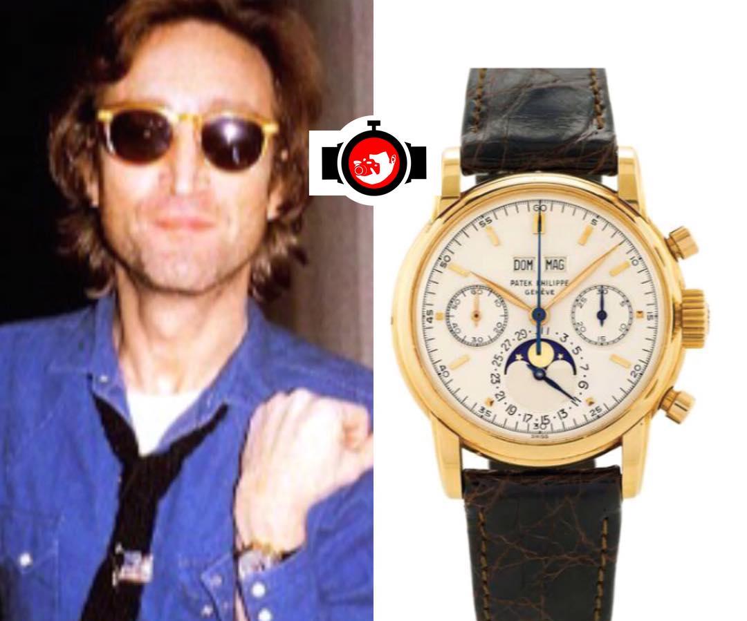 singer Eric Clapton spotted wearing a Patek Philippe 2499