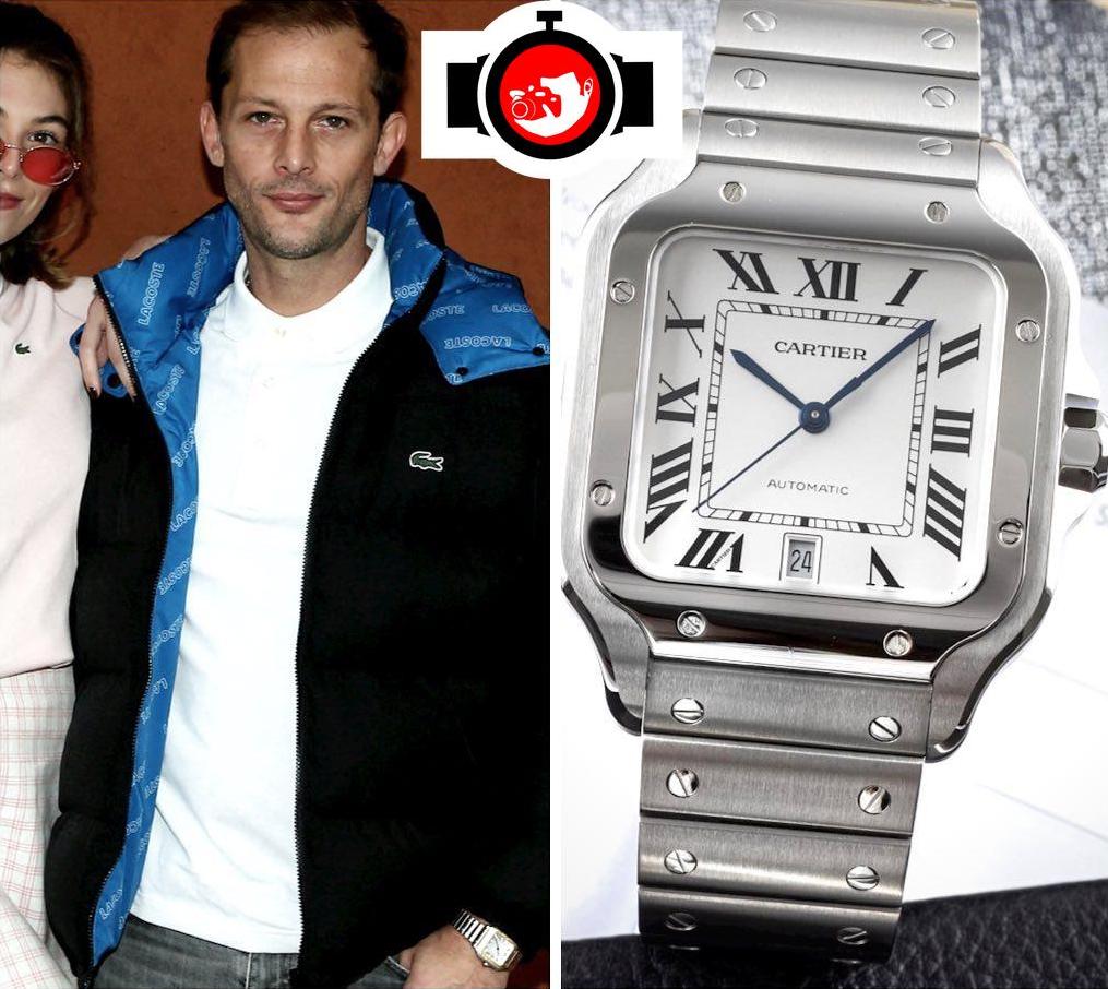 actor Nicolas Duvauchelle spotted wearing a Cartier 