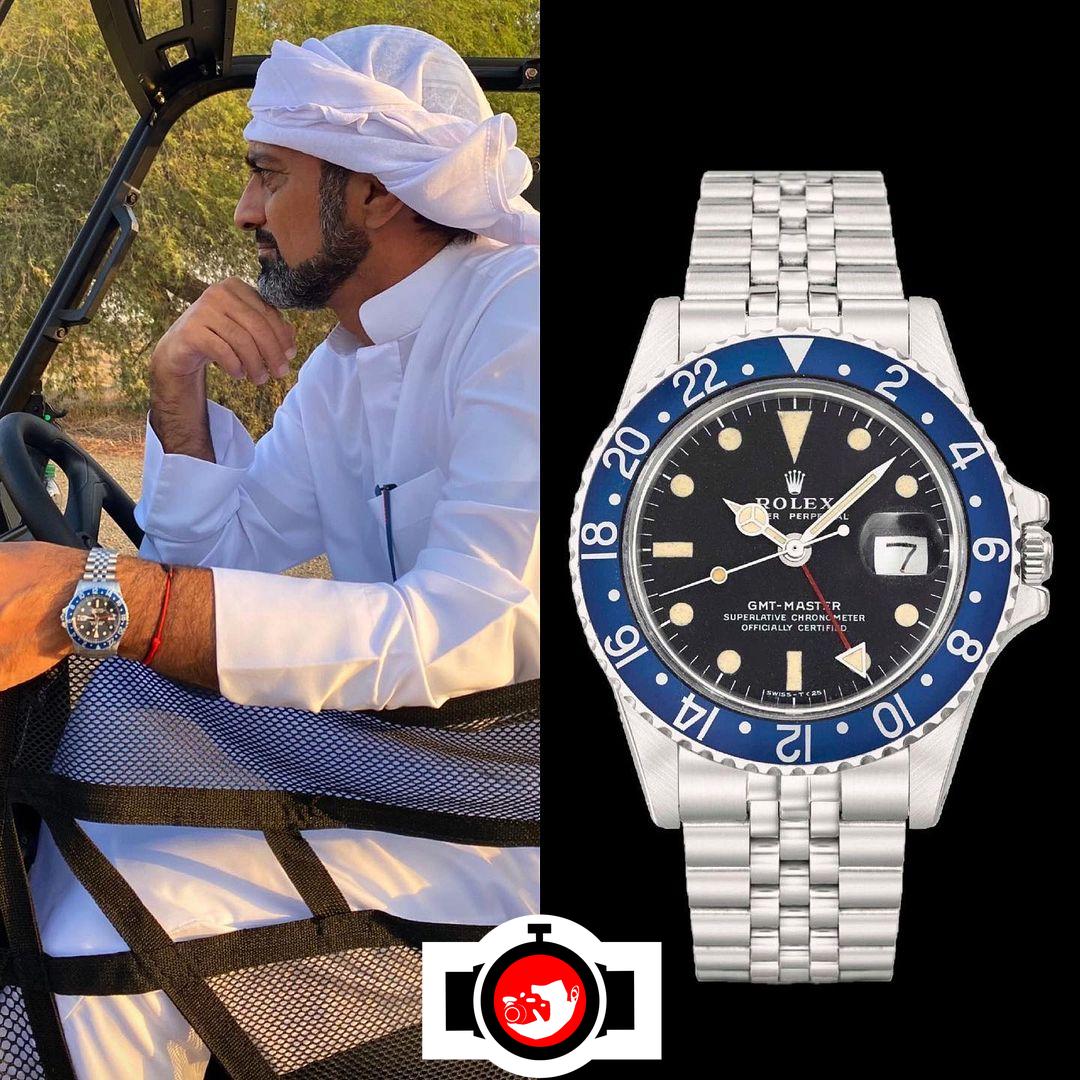 royal Ammar bin Humaid Al Nuaimi spotted wearing a Rolex 1675