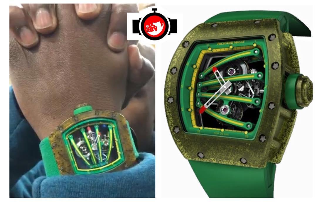 boxer Floyd Mayweather spotted wearing a Richard Mille RM59-01