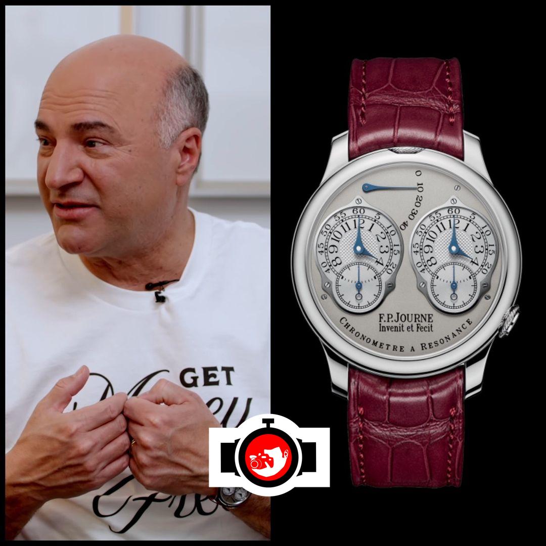 business man Kevin O'Leary spotted wearing a F.P. Journe 