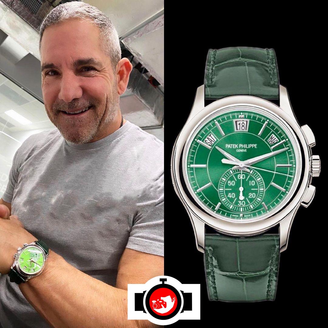 business man Grant Cardone spotted wearing a Patek Philippe 5905P-014