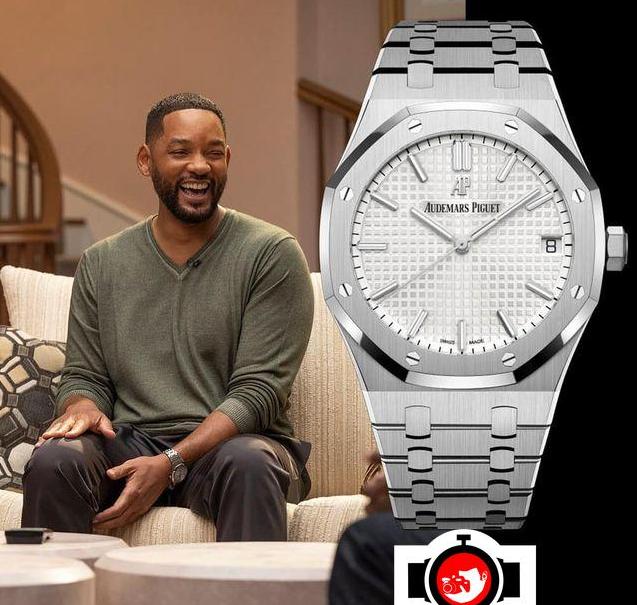actor Will Smith spotted wearing a Audemars Piguet 26331st
