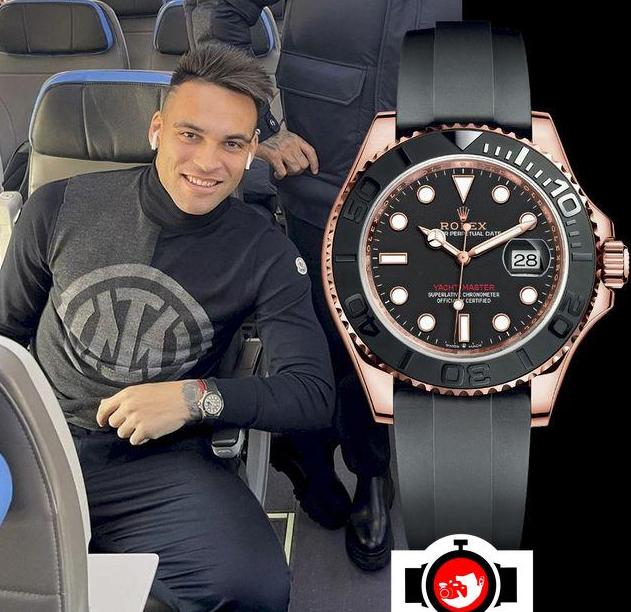 footballer Lautaro Martínez spotted wearing a Rolex 