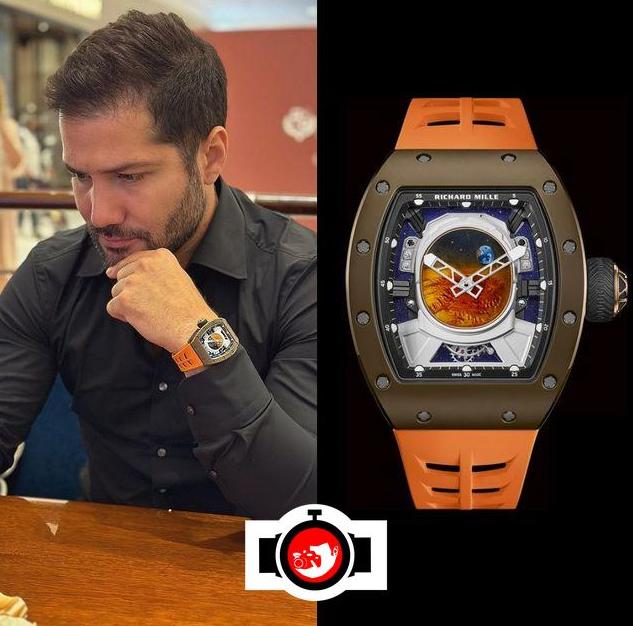 business man Omid spotted wearing a Richard Mille RM 52-05