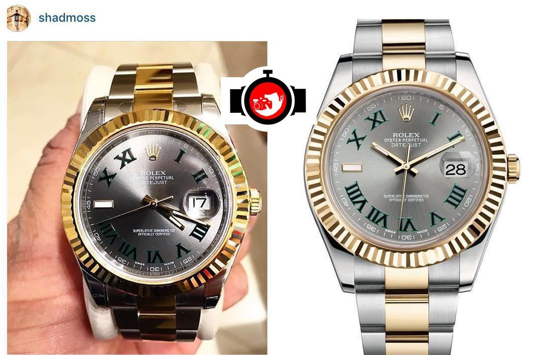 Bow Wow's Rolex Collection: A Look at the Datejust II-Rolesor Slate Roman