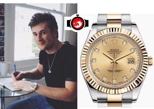 youtuber Oliver White spotted wearing a Rolex 