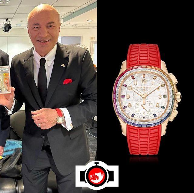 business man Kevin O'Leary spotted wearing a Patek Philippe 7968/300R