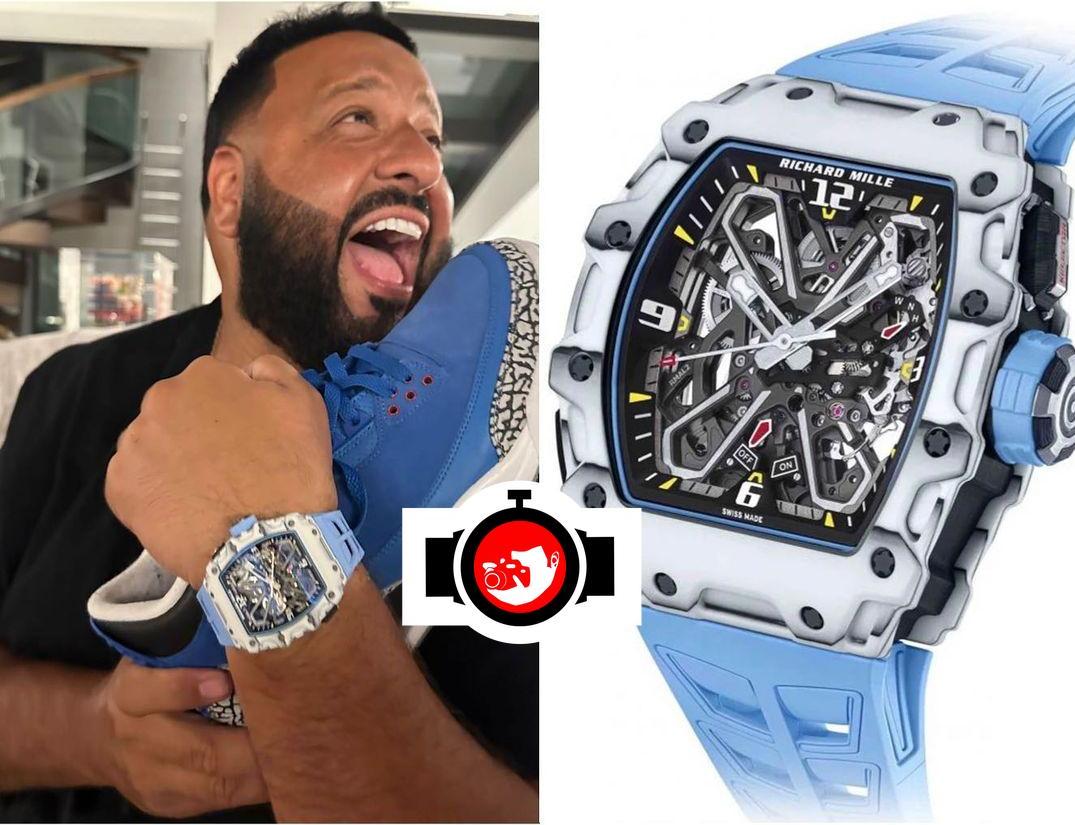 musician DJ Khaled spotted wearing a Richard Mille RM 35-03
