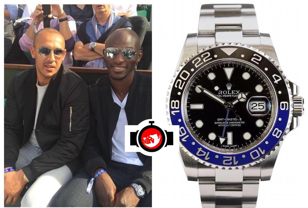 footballer Zoumana Camara spotted wearing a Rolex 116710