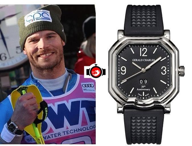 athlete Giuliano Razzoli spotted wearing a Gerald Charles 