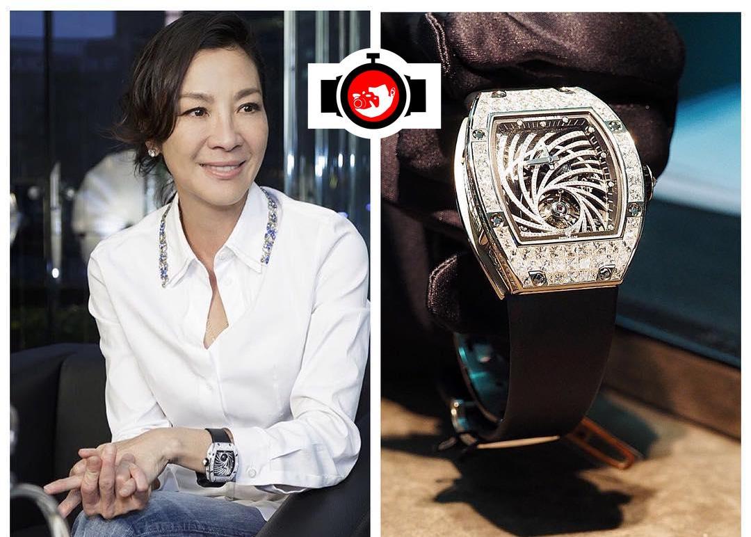actor Michelle Yeoh spotted wearing a Richard Mille RM51-02