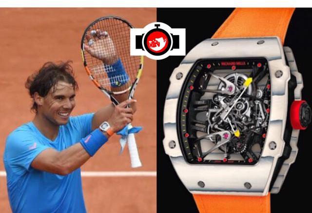tennis player Rafael Nadal spotted wearing a Richard Mille RM27-02