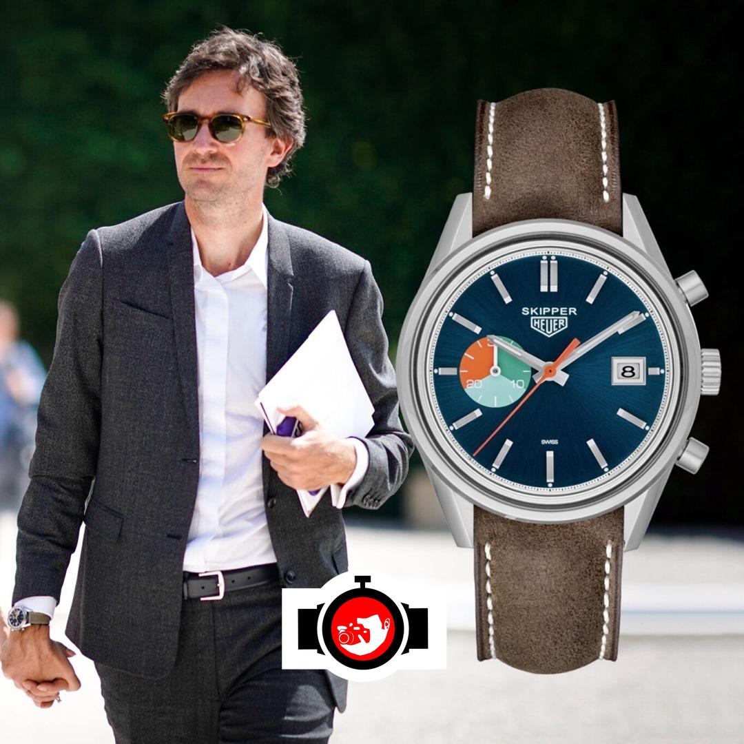 business man Antoine Arnault spotted wearing a Tag Heuer 7754