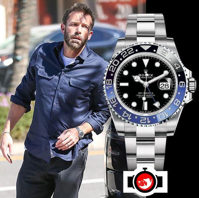 actor Ben Affleck spotted wearing a Rolex 