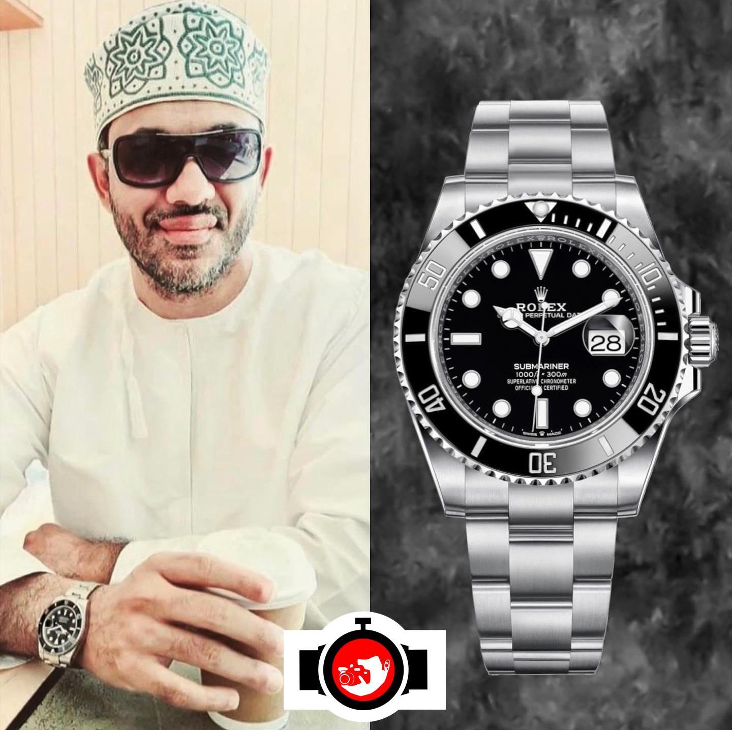 business man Qais Al Khonji spotted wearing a Rolex 116610LN
