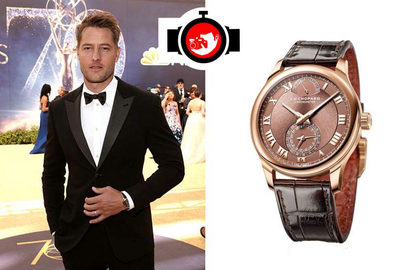 actor Justin Hartley spotted wearing a Chopard 
